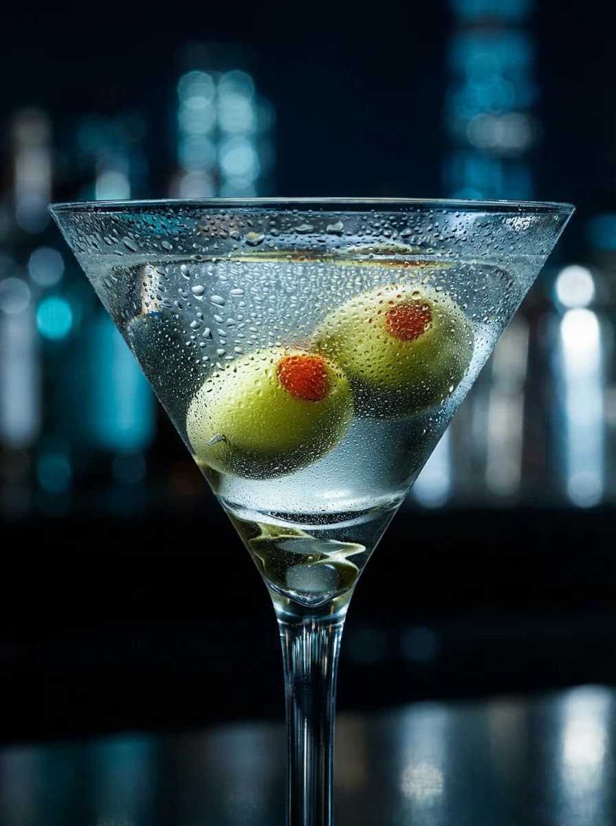 Martini glass prop reference